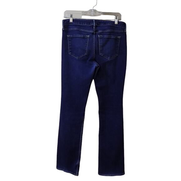 Old Navy Jeans Women 10 Short Blue Wow Boot Cut Mid Rise Western Festival Denim - Picture 2 of 5